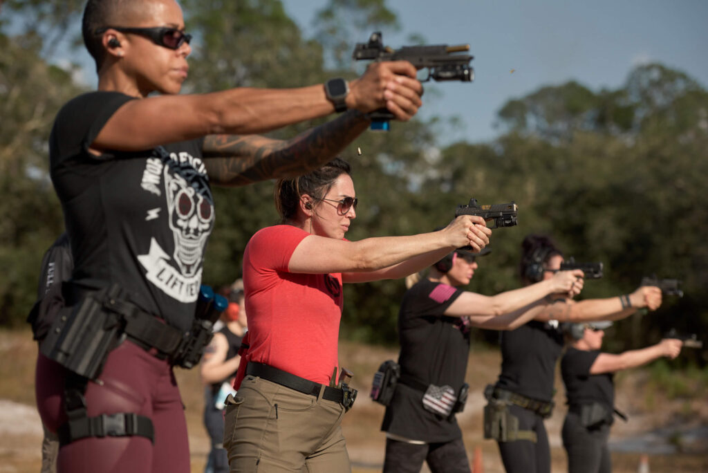 expert firearms training with students